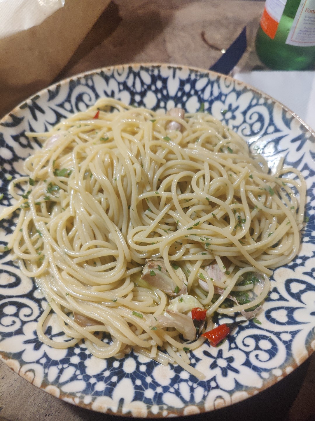 佛罗伦萨的蒜香意面
